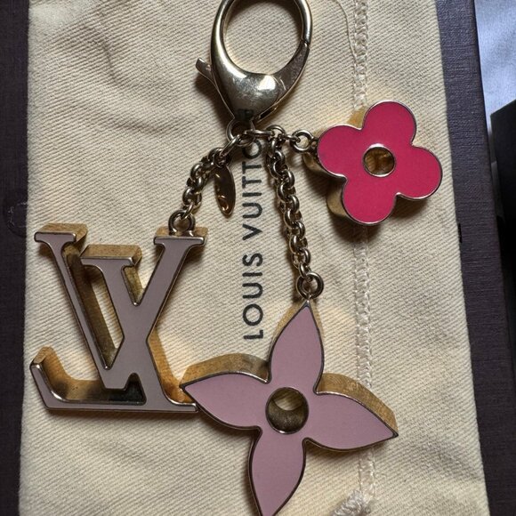 Louis Vuitton Fleur De Monogram Bag Charm - Picture 4 of 5